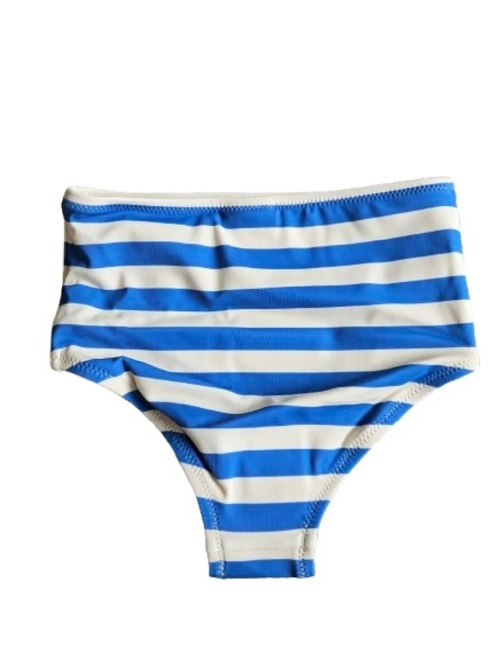 Crewcuts Girls Striped Racerback 2 Piece Swimsuit, 2, Blue/ White